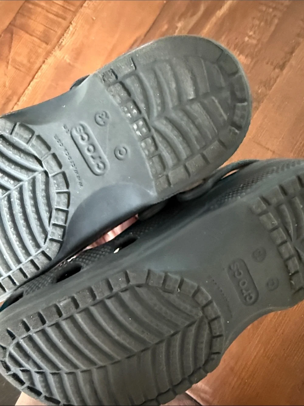 Black Kids Crocs Shoes